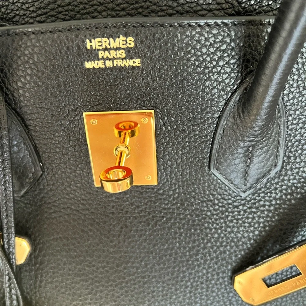 Hermès Birkin 35 noir ( black) Togo gold hardware in excellent condition - Picture 14 of 16